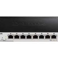 8-Port (DGS-1100-08P) D-Link Smart Gigabit Ethernet PoE Switch